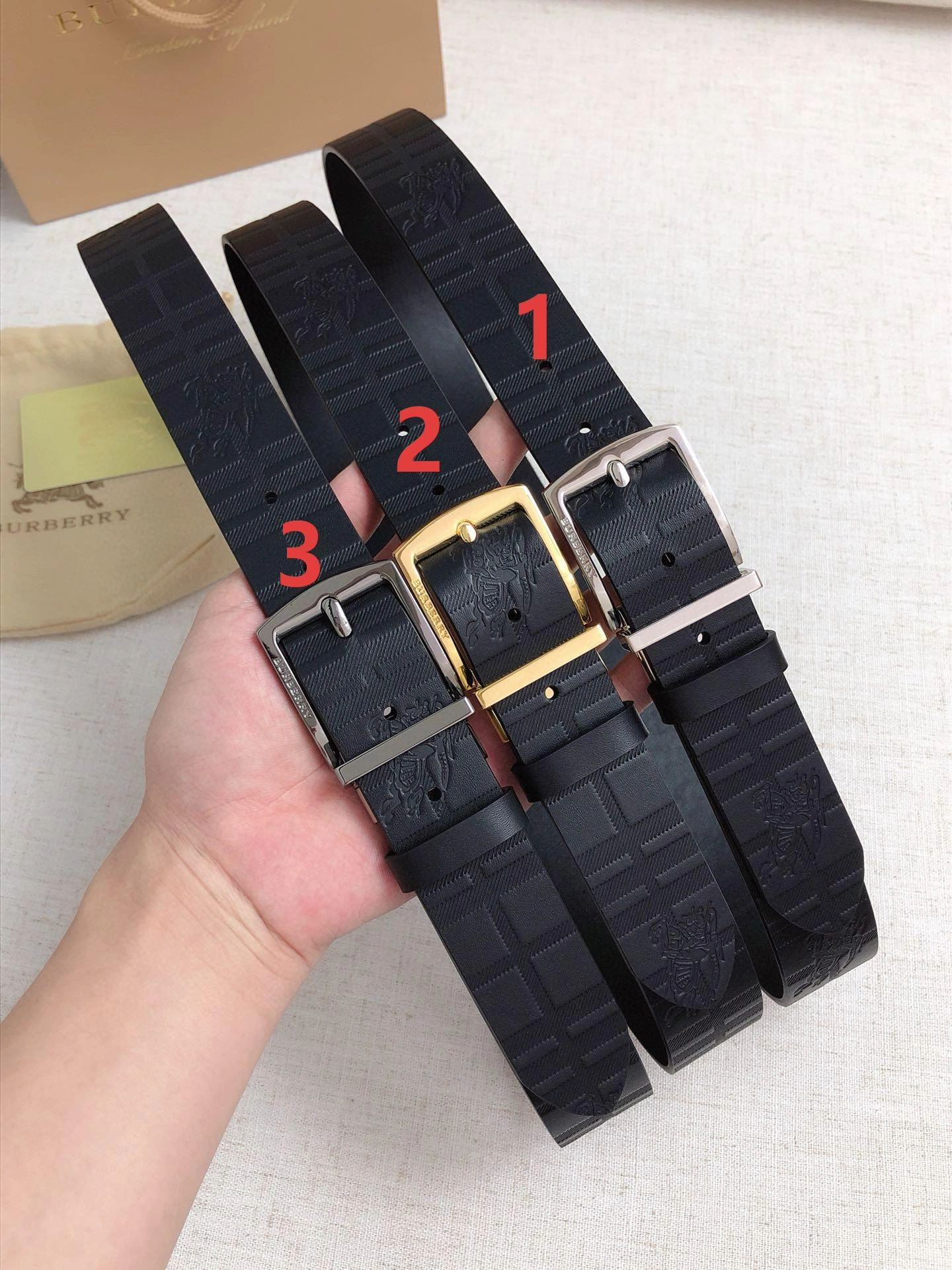 Barbara-- 2ur25rry 80060871 3.5cm Calfskin 3colour item : E-S333J2225-3